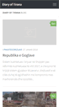 Mobile Screenshot of diaryoftirana.com