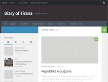 Tablet Screenshot of diaryoftirana.com